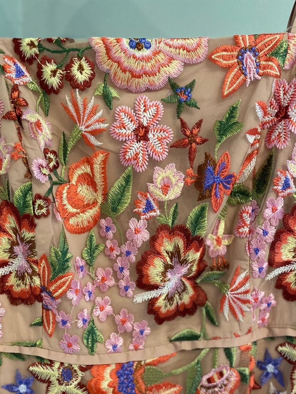 Sam Edelman Midi Embroidered Sheath Dress - Picture 6 of 7